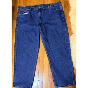 Levi Strauss 550 Relaxed Fit Blue Denim Jeans Mens Size 46x29